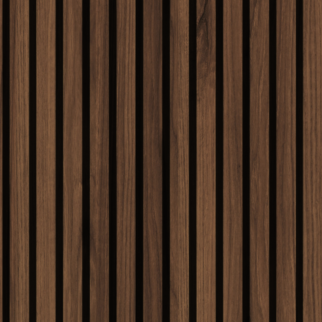 Catania Oak acoustic wood slat wall panel finish 278x60cm wholesale swatch